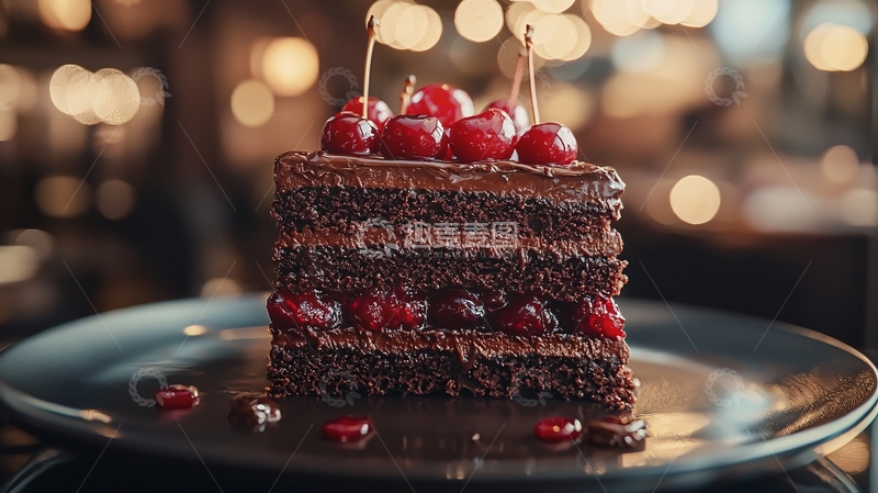 高清大图下载【趣麦麦图】黑森林蛋糕1