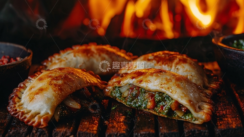 高清大图下载【趣麦麦图】烤箱烘焙的馅饼