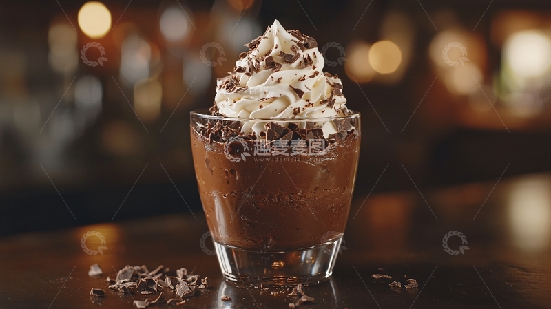 高清大图下载【趣麦麦图】巧克力慕斯