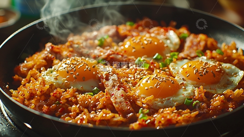 高清大图下载【趣麦麦图】香喷喷的韩式炒饭