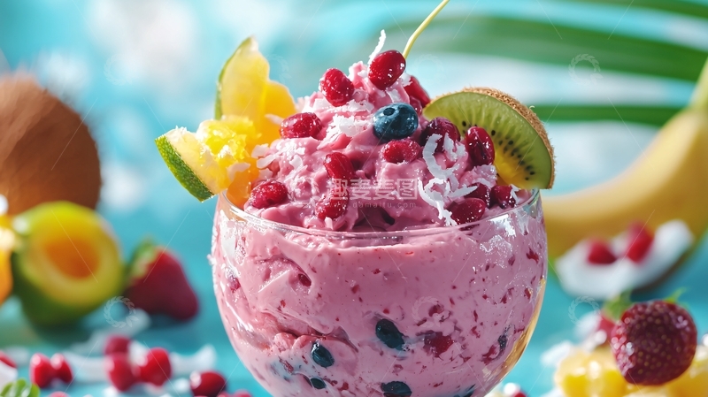 高清大图下载【趣麦麦图】水果冰沙