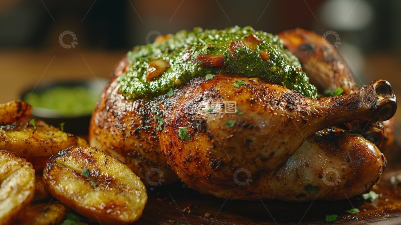 高清大图下载【趣麦麦图】烤鸡