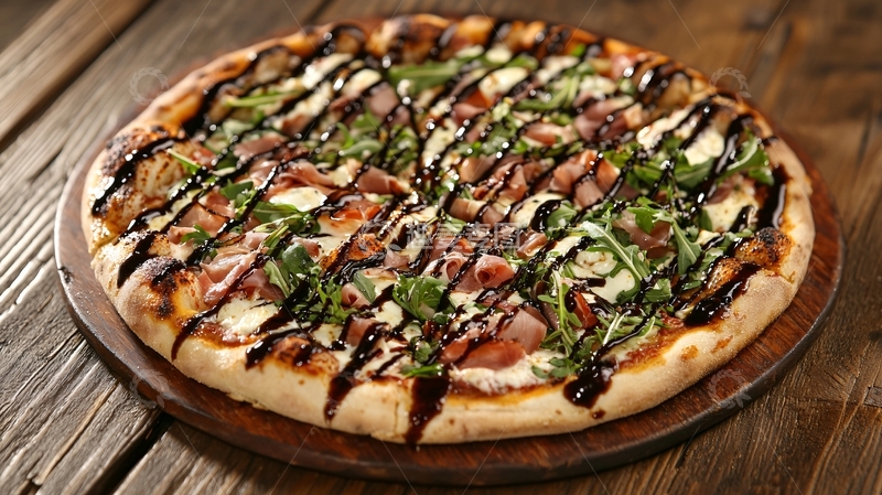 高清大图下载【趣麦麦图】美味意式薄底披萨