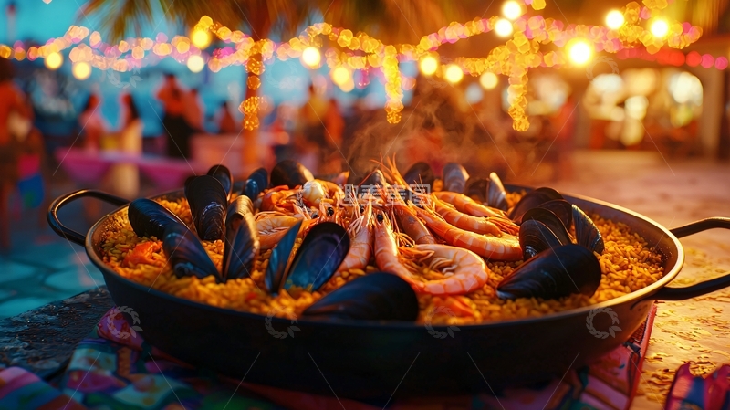 高清大图下载【趣麦麦图】海鲜饭