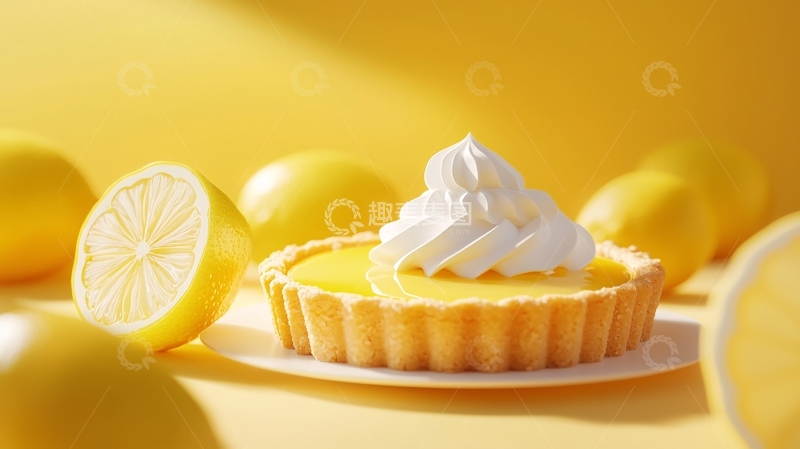 高清大图下载【趣麦麦图】柠檬塔