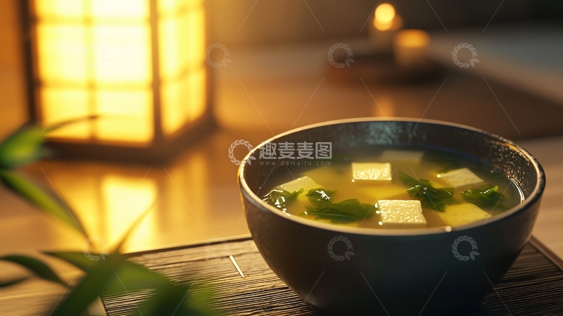 高清大图下载【趣麦麦图】日式味噌汤