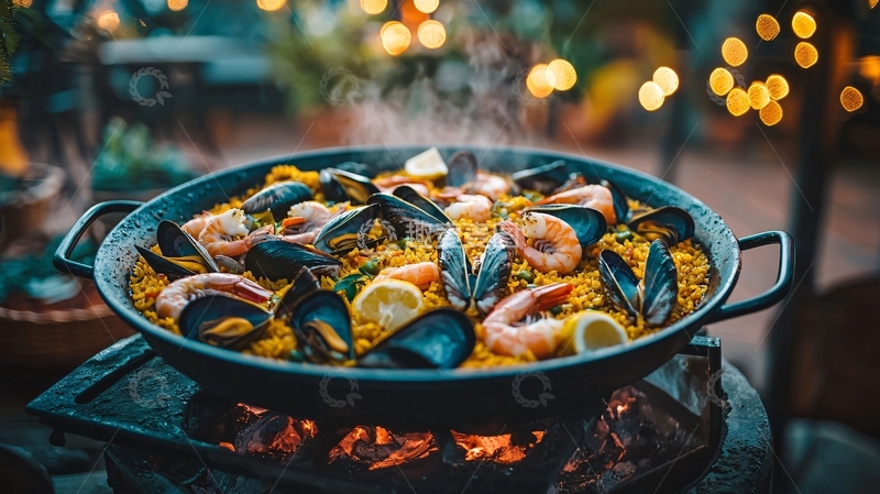 高清大图下载【趣麦麦图】海鲜饭
