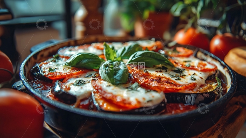 高清大图下载【趣麦麦图】烤茄子