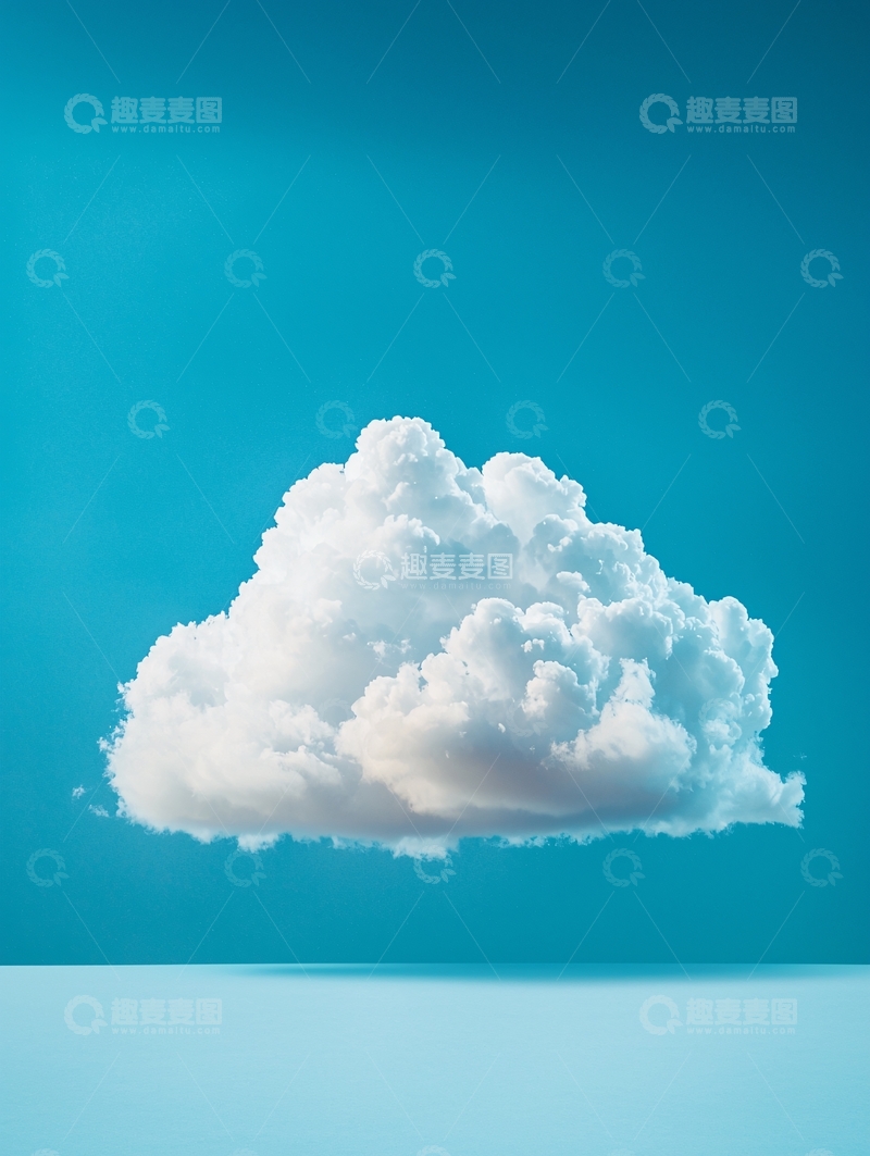 高清大图下载【趣麦麦图】漂浮的蓬松白云