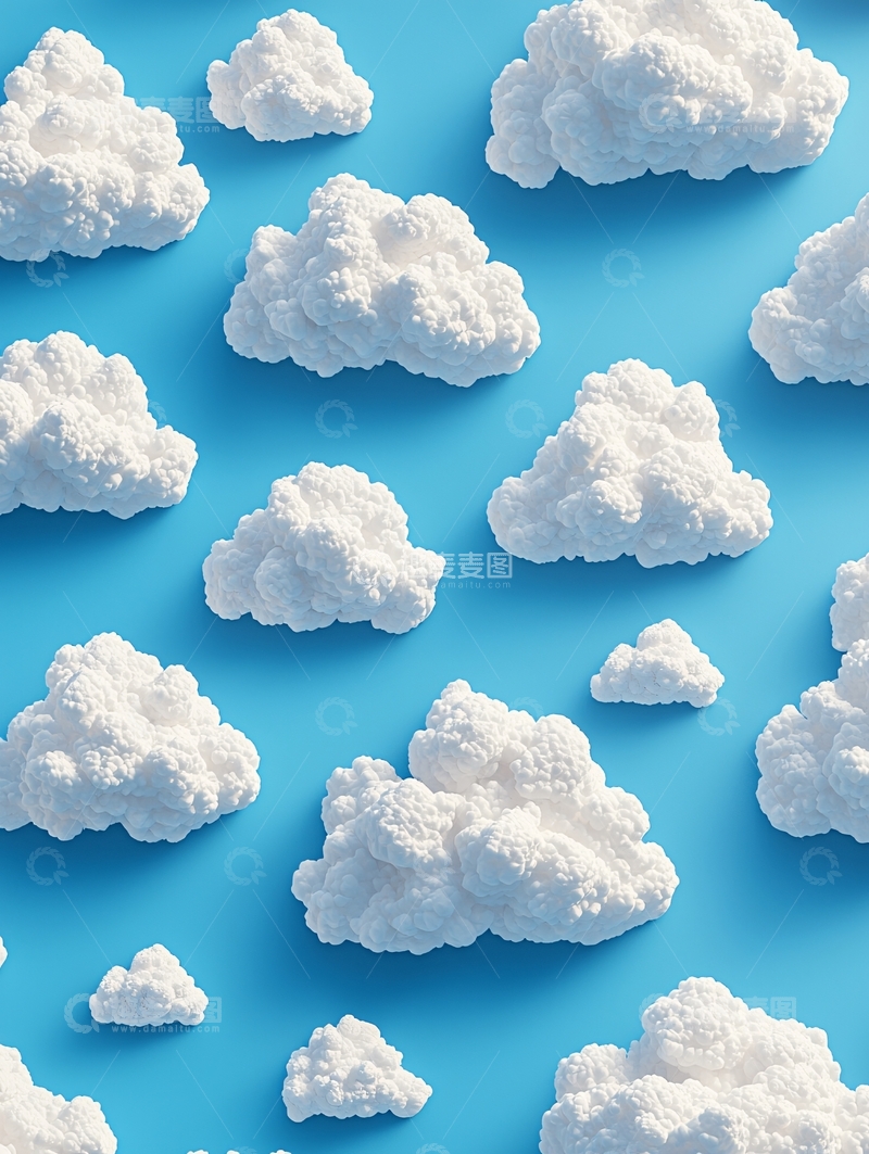 高清大图下载【趣麦麦图】蓬松的云朵