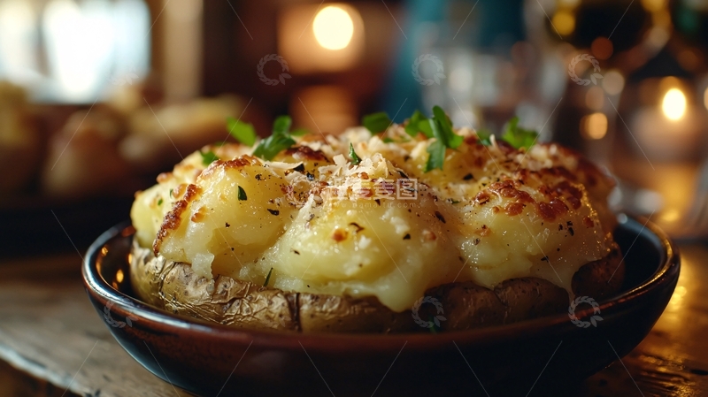 高清大图下载【趣麦麦图】烤土豆泥