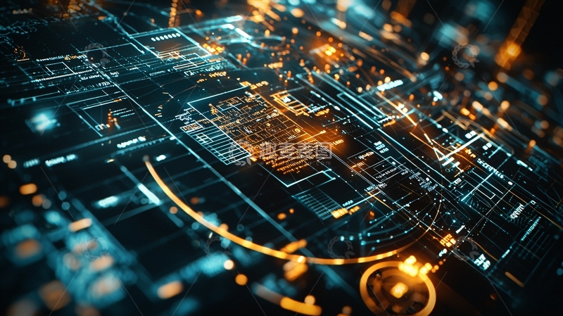 高清大图下载【趣麦麦图】科技感电路板