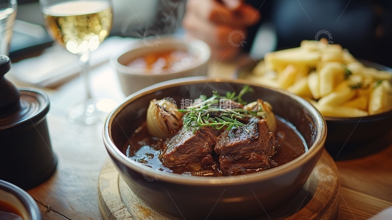 高清大图下载【趣麦麦图】红酒炖牛肉