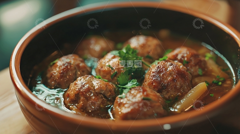 高清大图下载【趣麦麦图】香浓肉丸炖菜