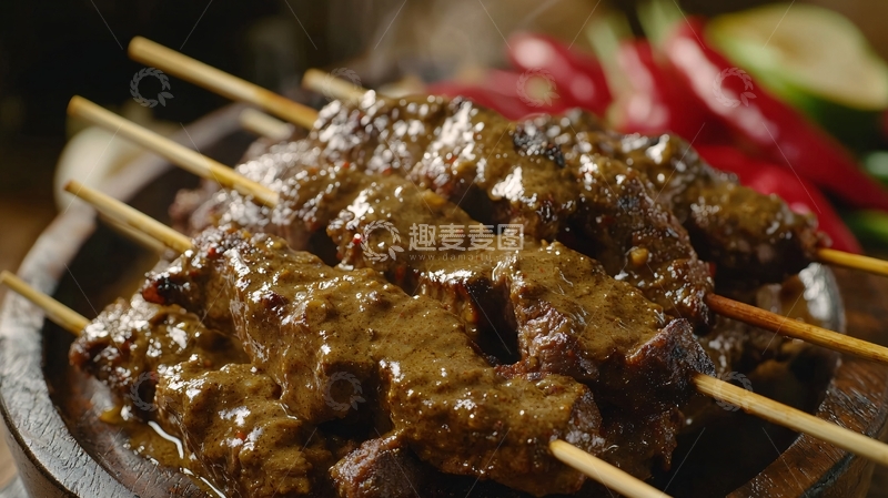 高清大图下载【趣麦麦图】烤肉串