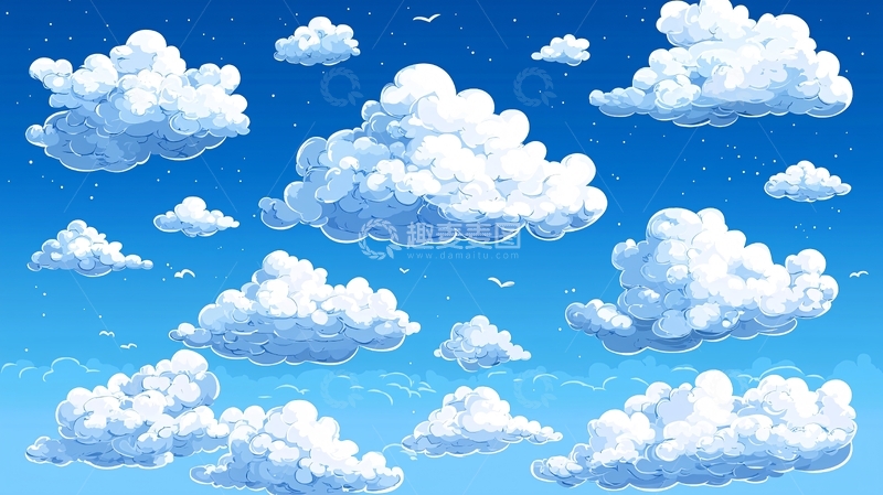 高清大图下载【趣麦麦图】蓝天白云