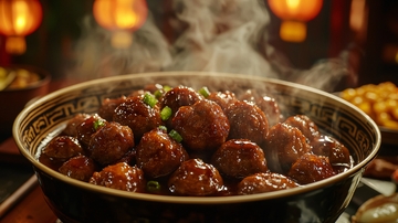 香喷喷的狮子头