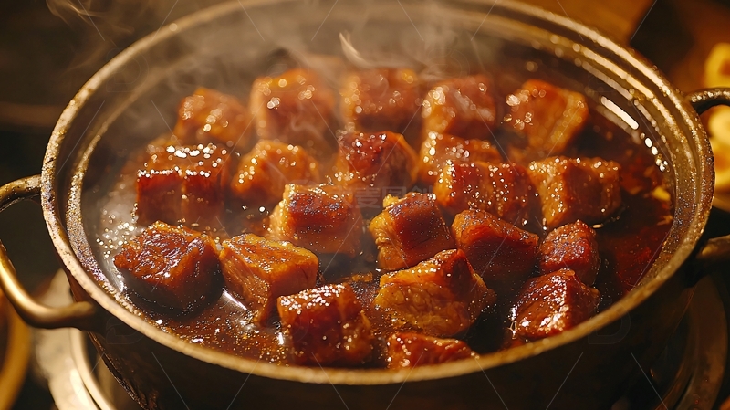 高清大图下载【趣麦麦图】红烧肉块3