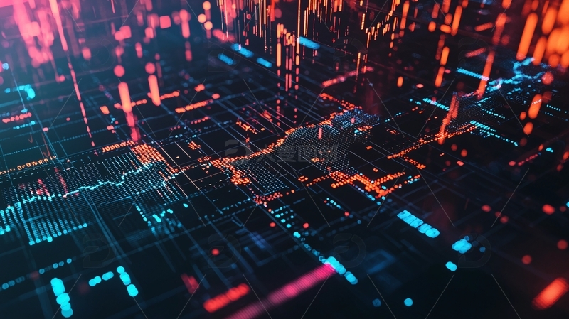 高清大图下载【趣麦麦图】抽象数据流