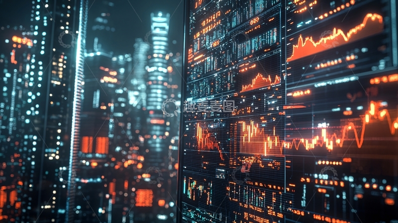 高清大图下载【趣麦麦图】科技感城市夜景