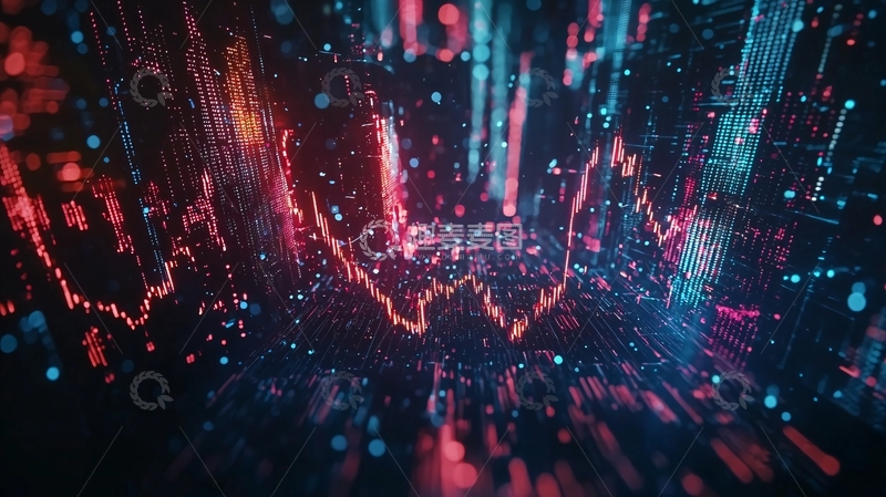 高清大图下载【趣麦麦图】抽象数据流