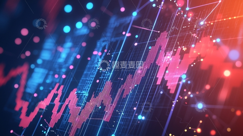 高清大图下载【趣麦麦图】科技感数据图表