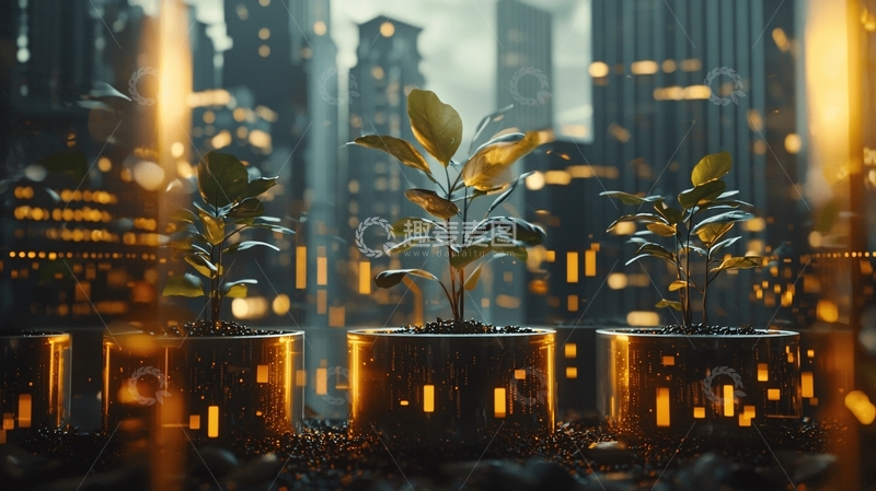 高清大图下载【趣麦麦图】未来都市