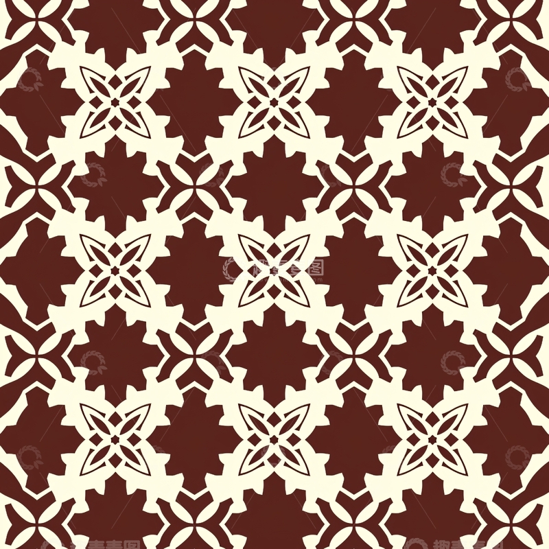 高清大图下载【趣麦麦图】重复花卉图案