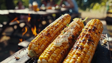烤玉米