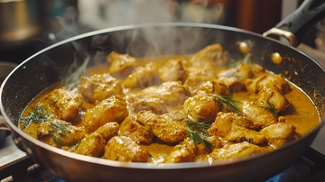 香喷喷的鸡肉咖喱