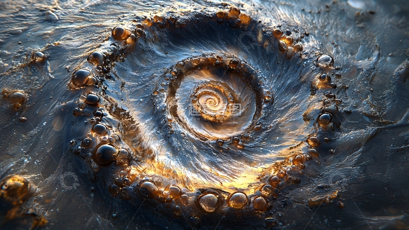 高清大图下载【趣麦麦图】漩涡中心的光芒四射