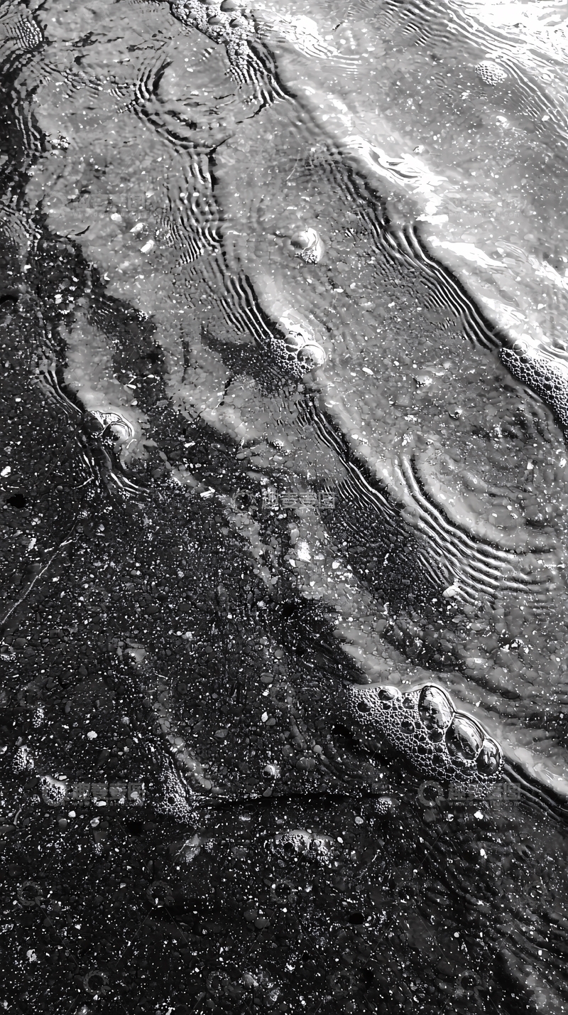 高清大图下载【趣麦麦图】水面涟漪黑白质感