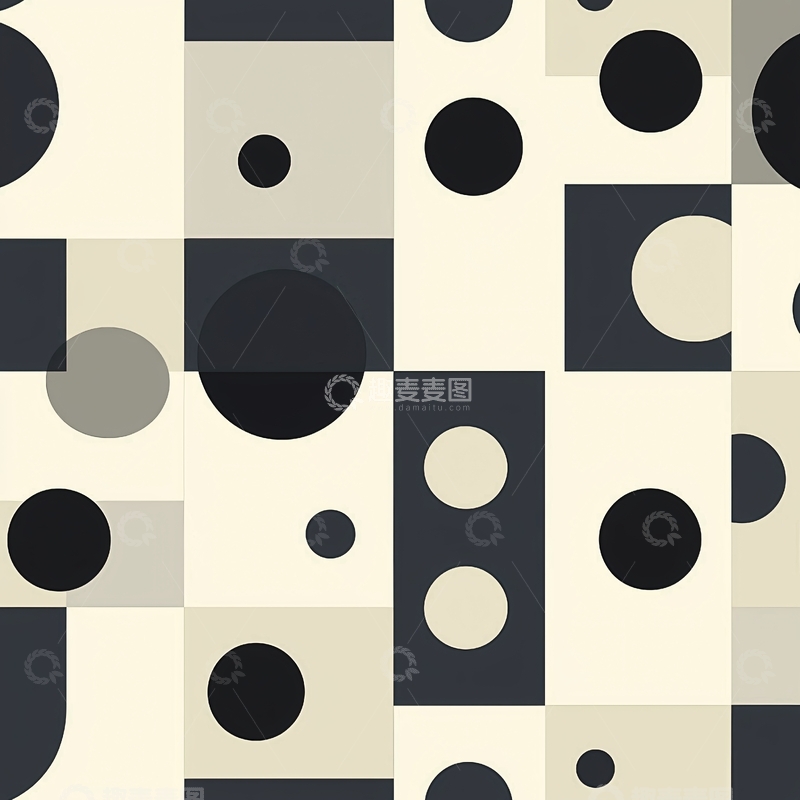 高清大图下载【趣麦麦图】几何图形组成的简约背景