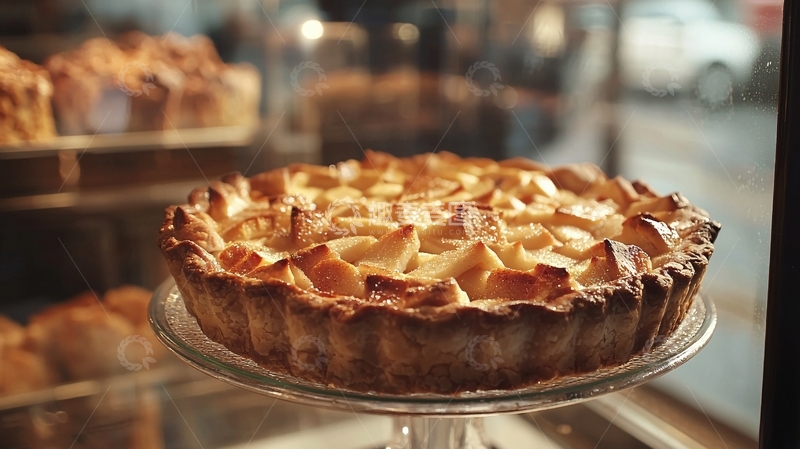 高清大图下载【趣麦麦图】诱人美味苹果派