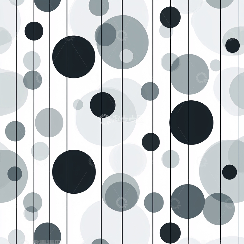 高清大图下载【趣麦麦图】圆形和线条交织的抽象图案