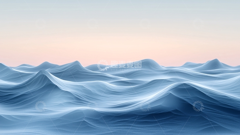高清大图下载【趣麦麦图】平静海面水波纹理
