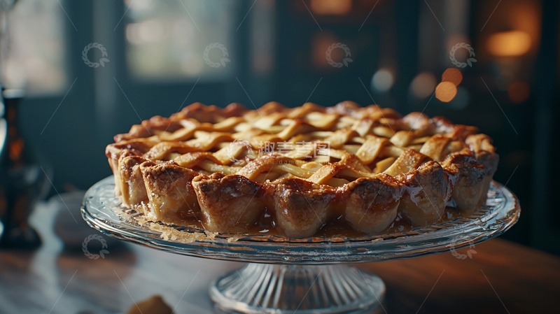 高清大图下载【趣麦麦图】诱人焦糖苹果派