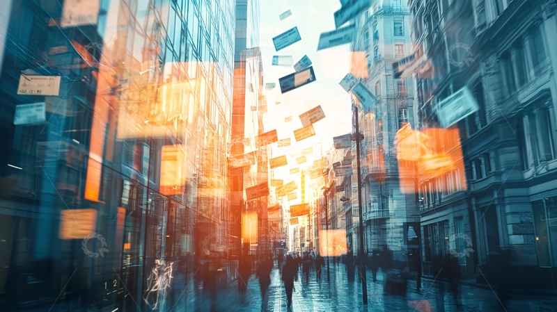 高清大图下载【趣麦麦图】城市街道