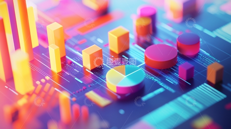 高清大图下载【趣麦麦图】抽象数据图表