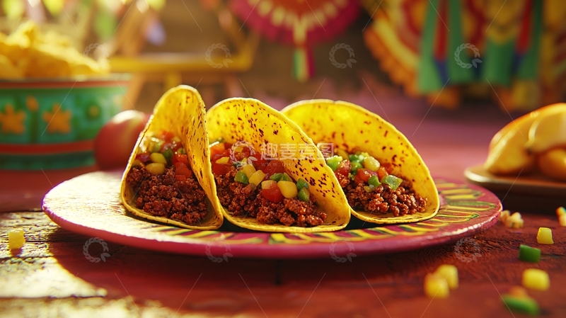 高清大图下载【趣麦麦图】美味墨西哥玉米卷