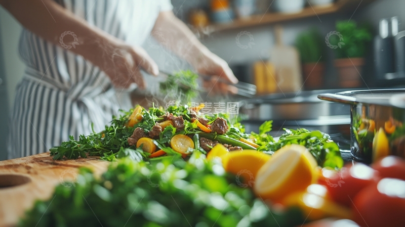 高清大图下载【趣麦麦图】厨房做饭