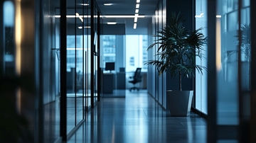 现代化办公室走廊