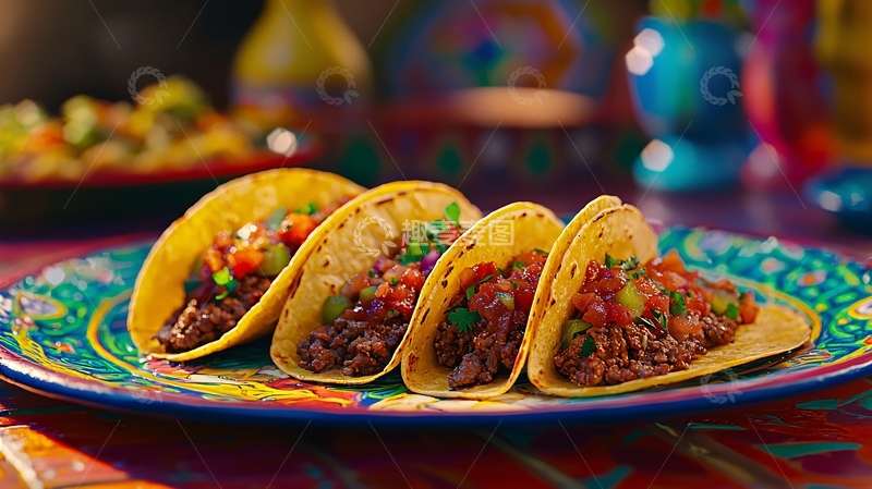 高清大图下载【趣麦麦图】美味墨西哥玉米卷