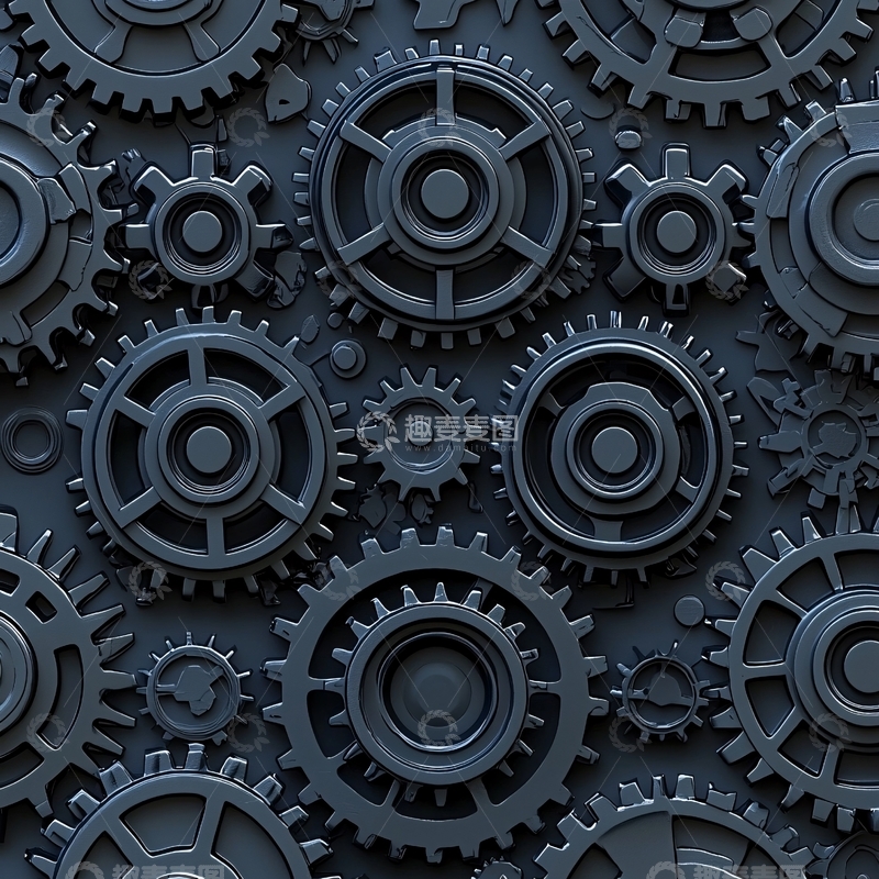 高清大图下载【趣麦麦图】机械齿轮特写