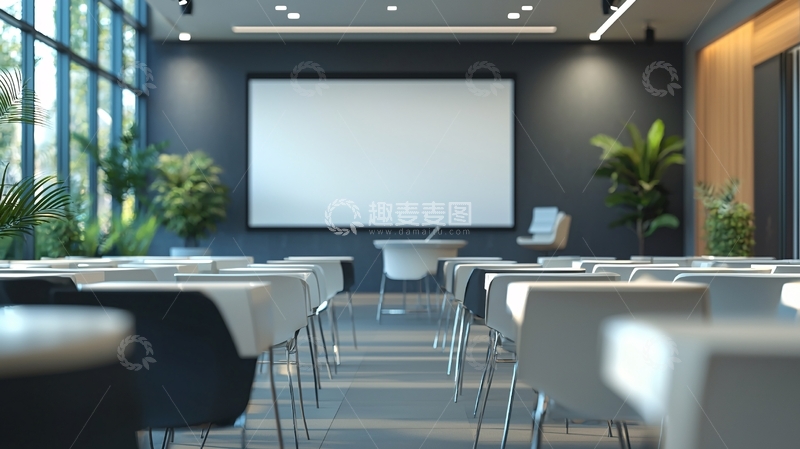高清大图下载【趣麦麦图】现代化会议室