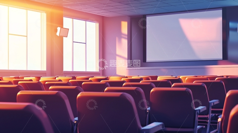 高清大图下载【趣麦麦图】阳光洒进会议室