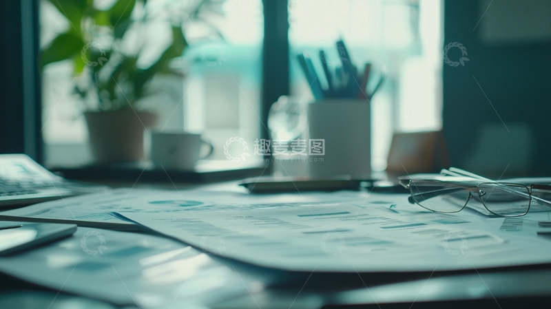 高清大图下载【趣麦麦图】办公桌