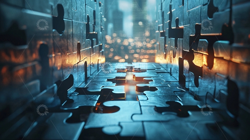 高清大图下载【趣麦麦图】金属拼图