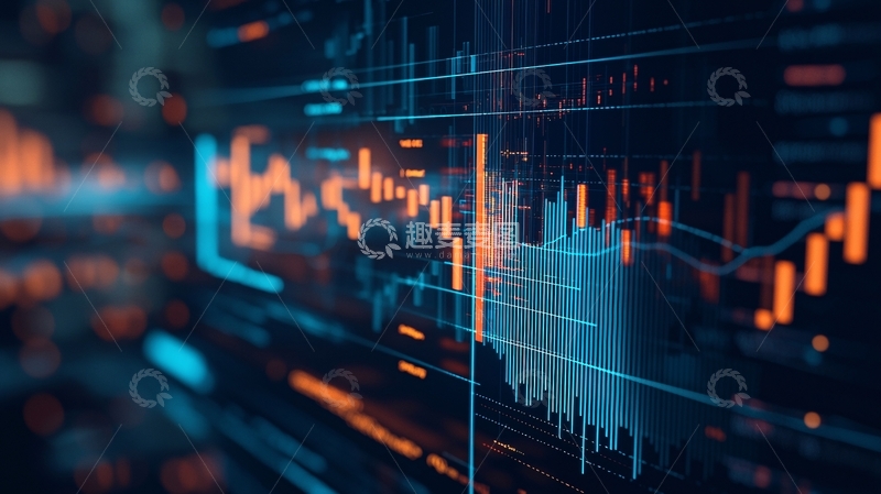 高清大图下载【趣麦麦图】科技感数据图表