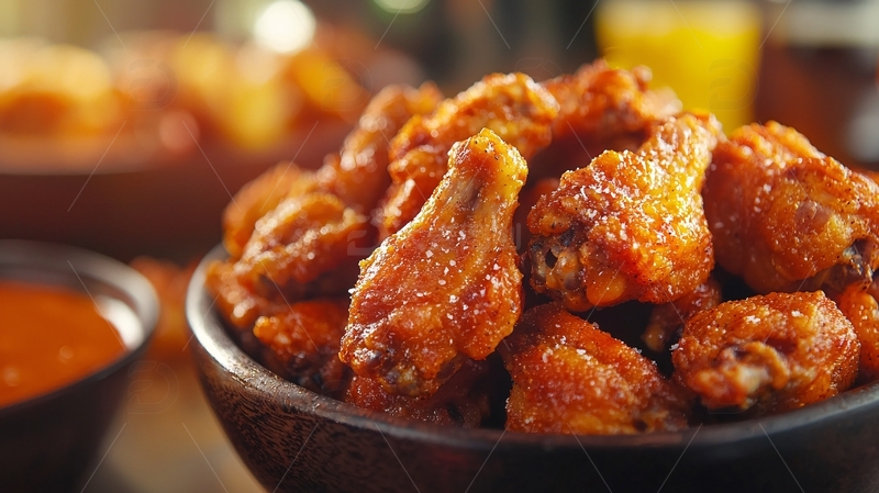 高清大图下载【趣麦麦图】香辣鸡翅